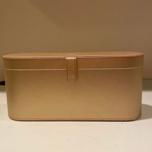 Dyson hair dryer case gold color excellent condition used once